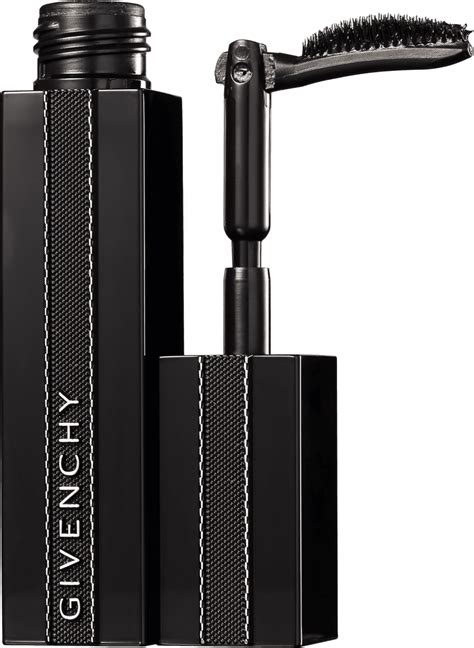 givenchy noir interdit mascara dark red|Givenchy black mascara.